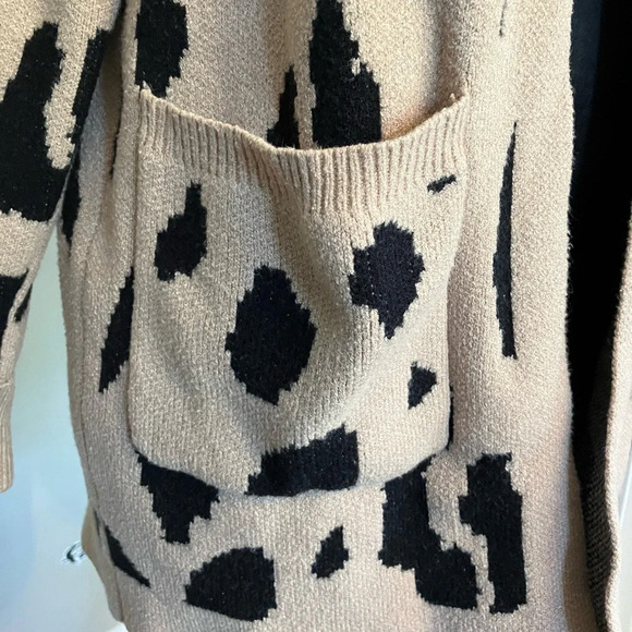 Zesica leopard print cardigan with pockets. - Picture 6 of 6